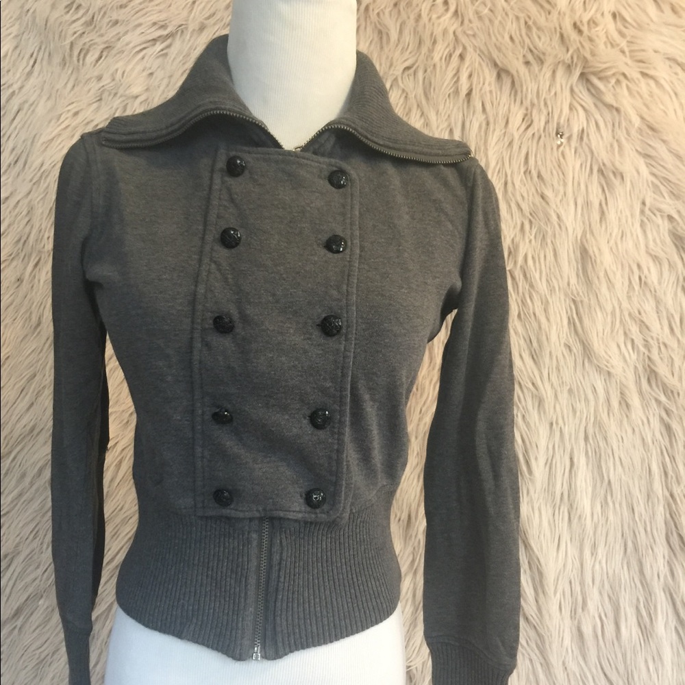 Charcoal Peacoat inspired Banana Republic XS